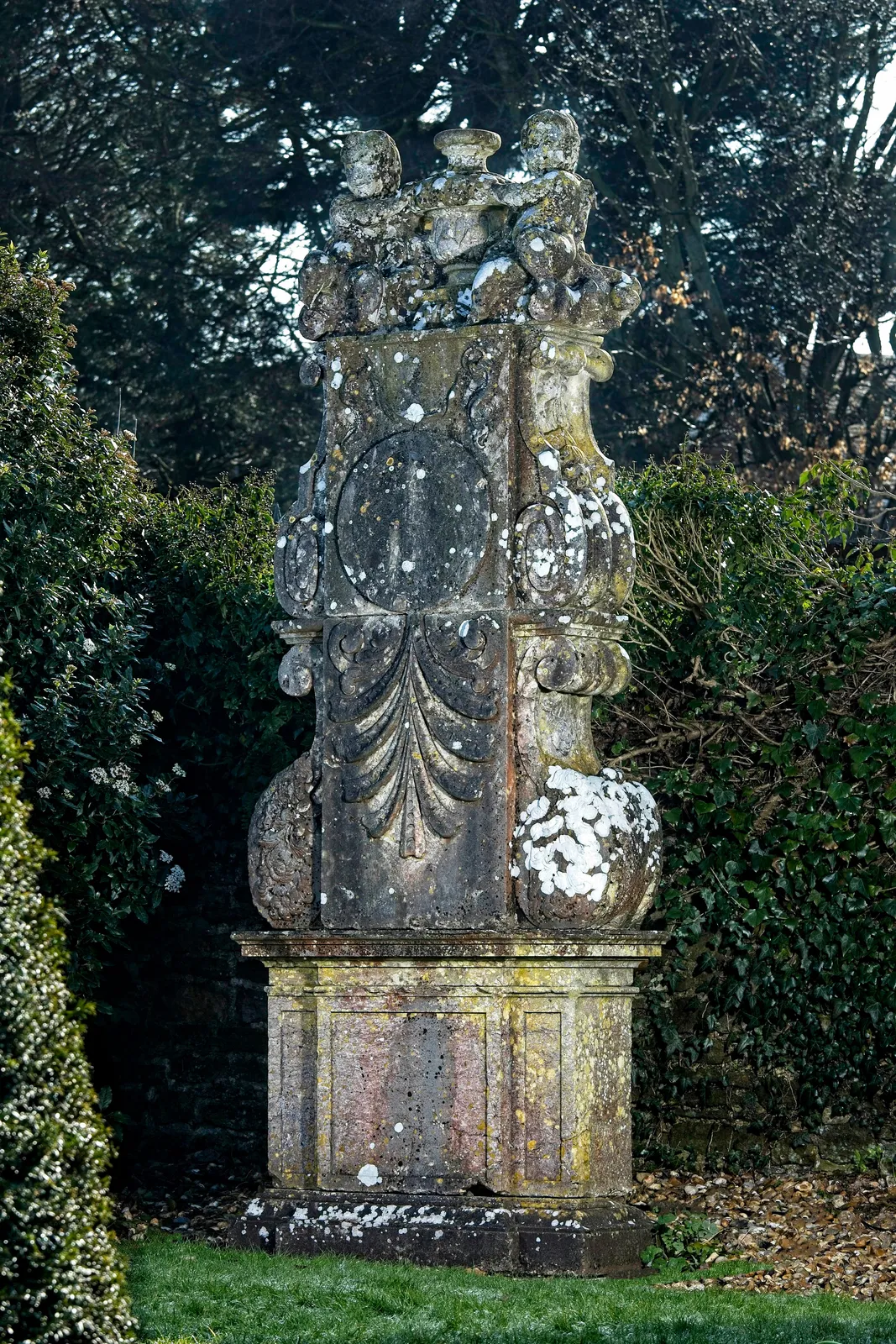 Monumental Marble Sundial , XVIII Century