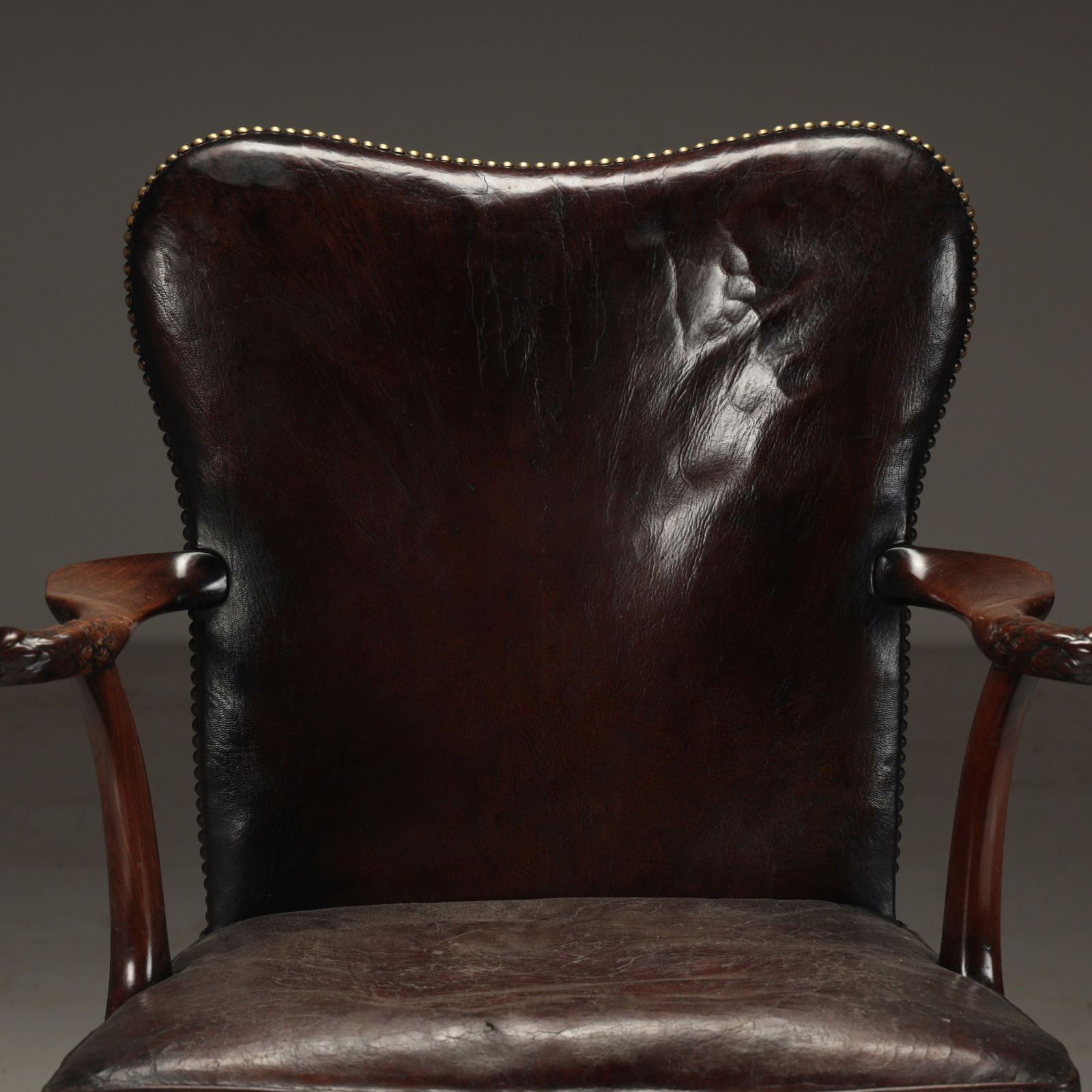 Leather Armchair , c.1880 (SOLD)