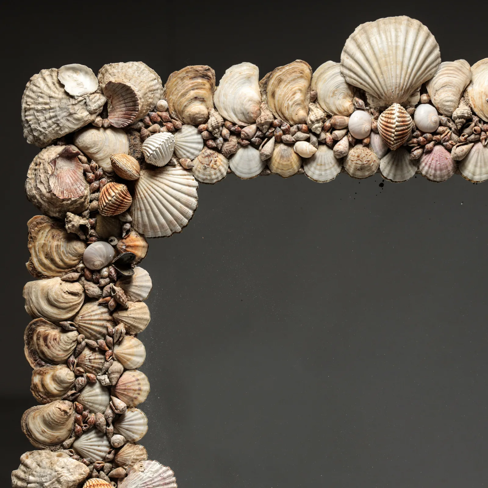 Shellwork Grotto Mirror, C.1900