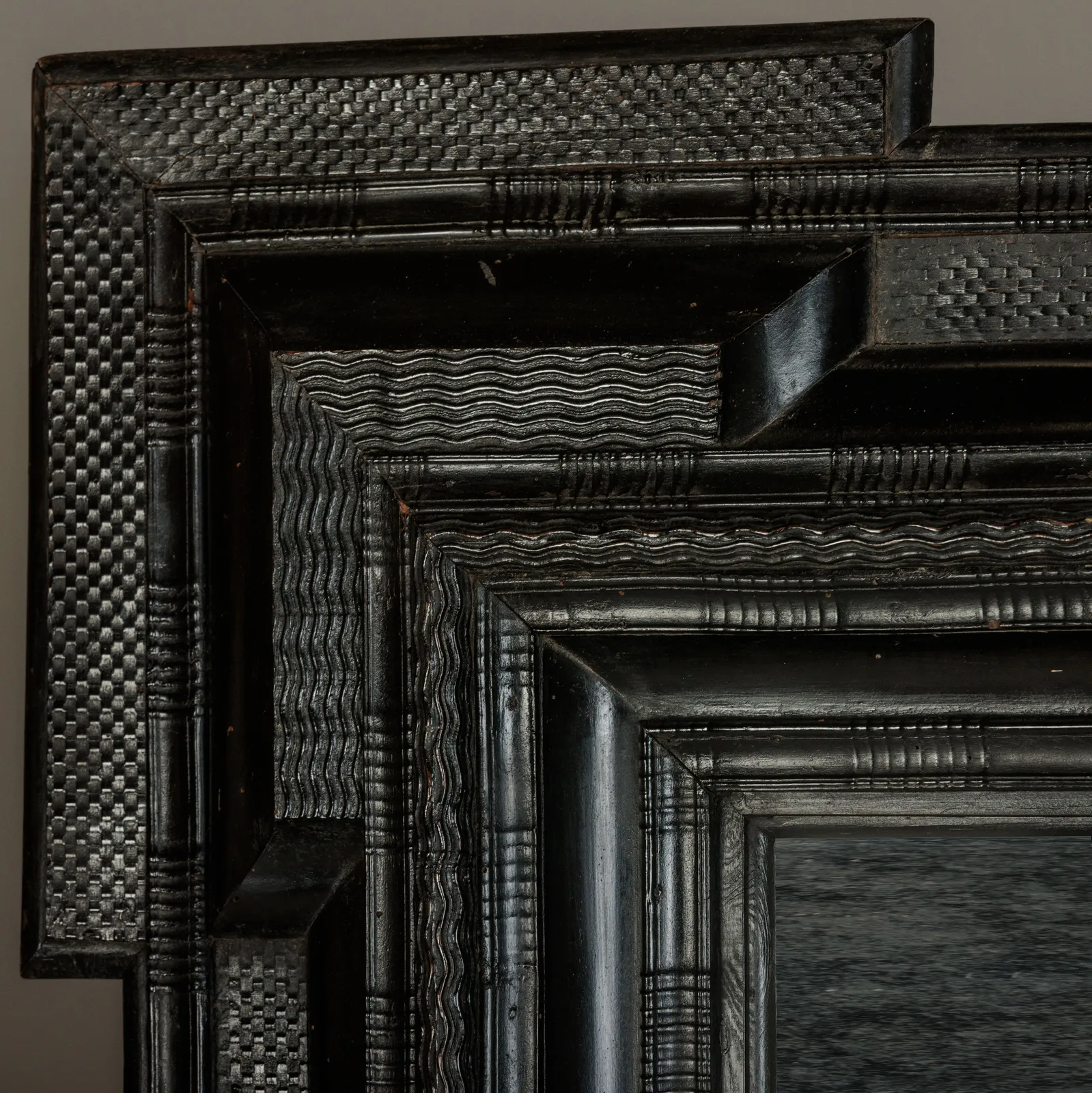 Monumental Italian Mirror , XVII Century