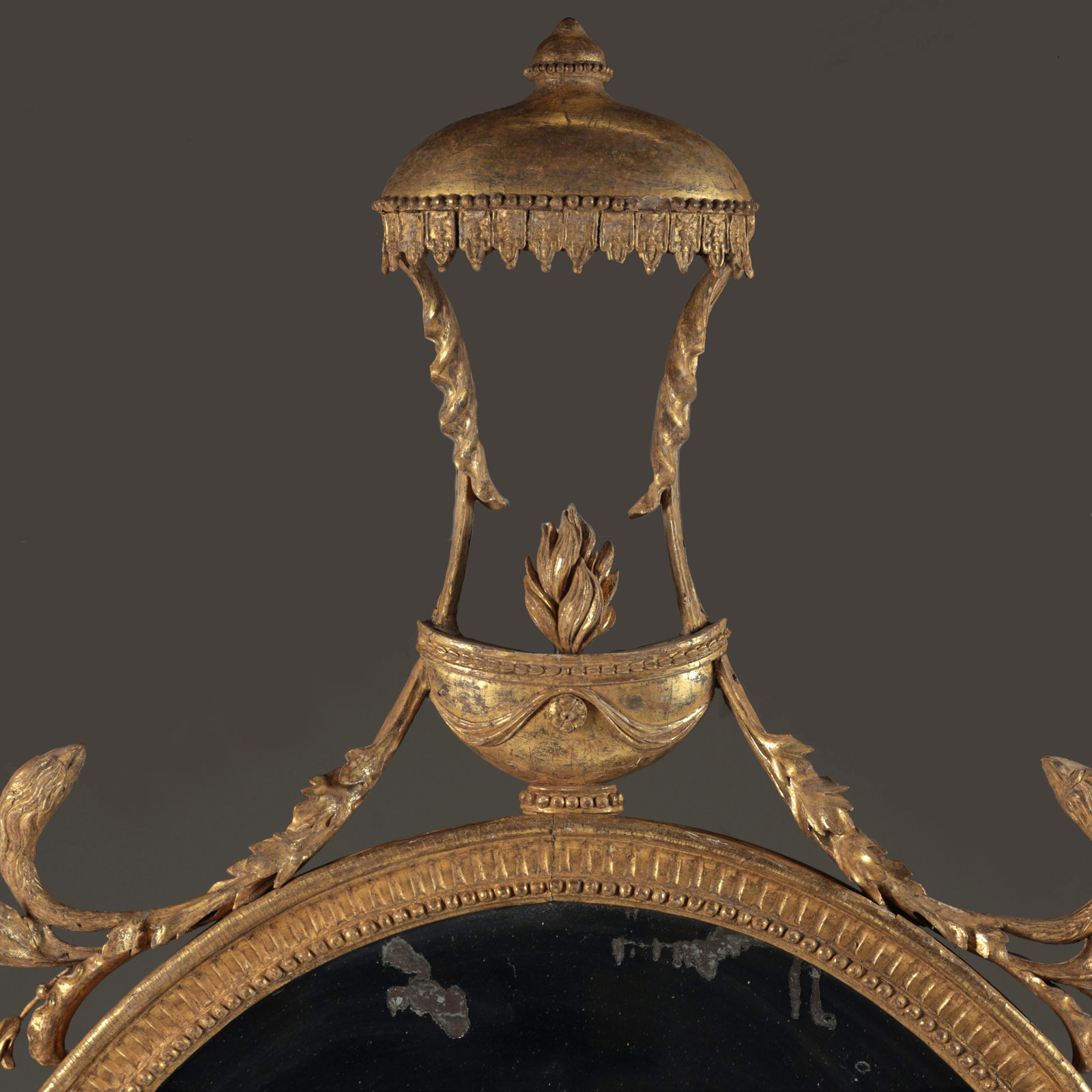 George III Oval Mirror , c.1775 (SOLD)