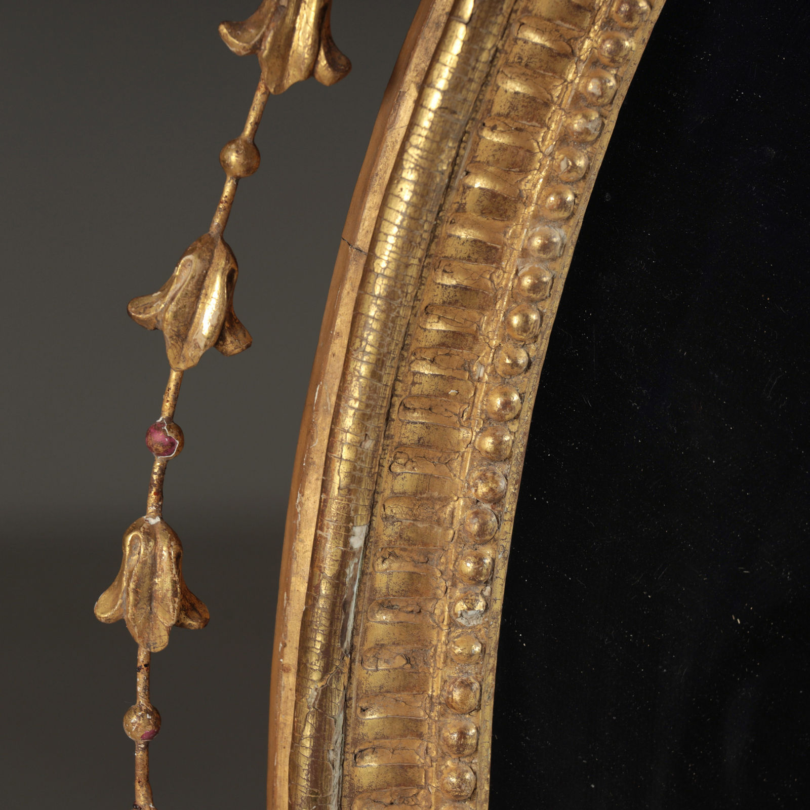 George III Oval Mirror , c.1775 (SOLD)