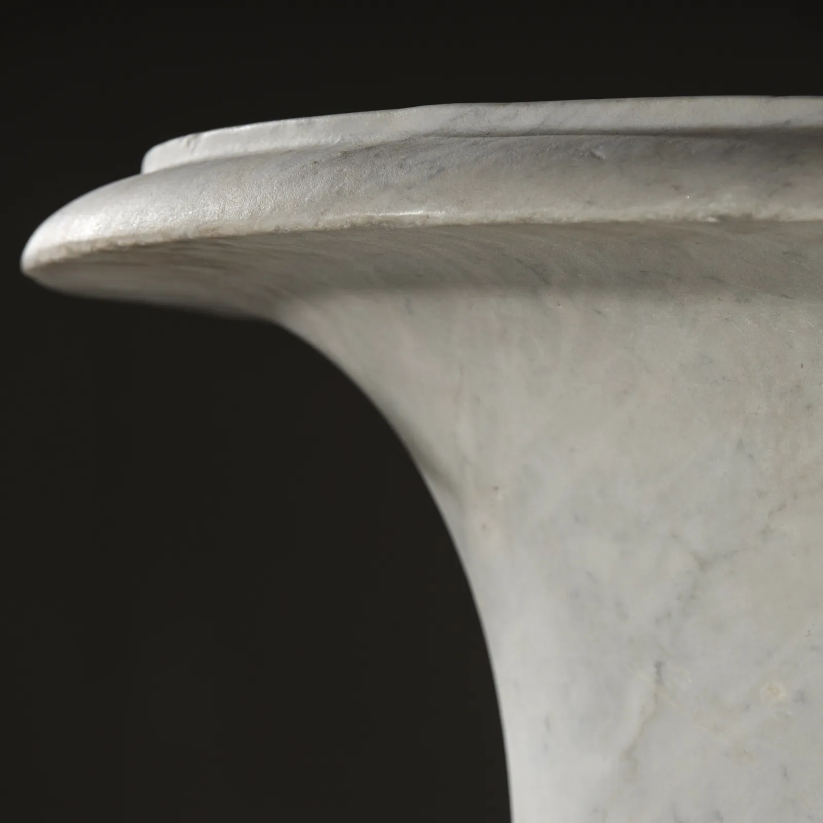 A Pair of Large Marble Campana Urns , C.1815 (SOLD)