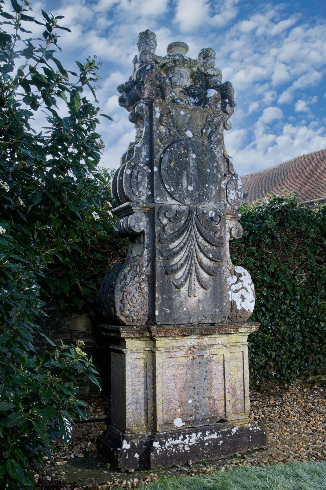 Monumental Marble Sundial , XVIII Century