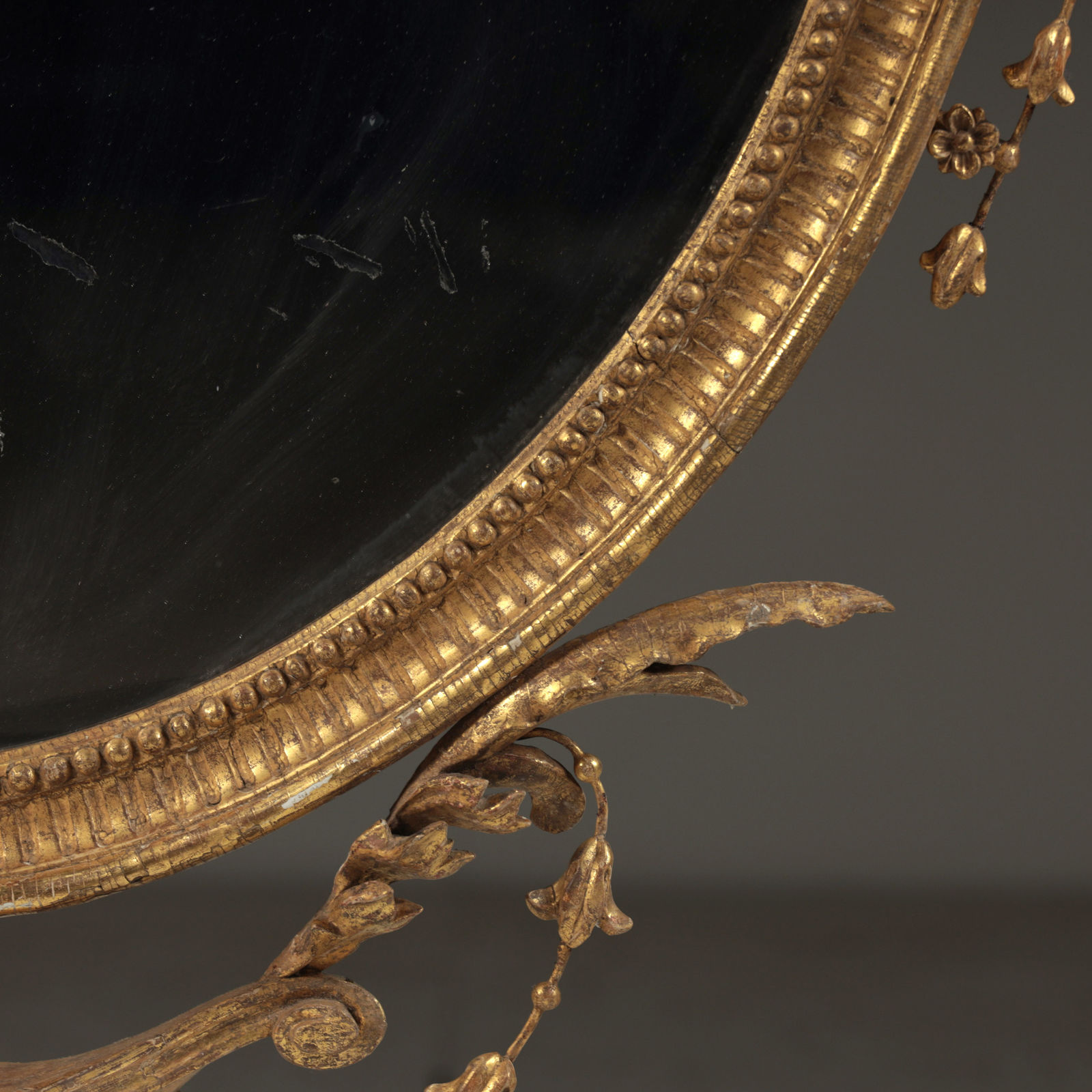 George III Oval Mirror , c.1775 (SOLD)
