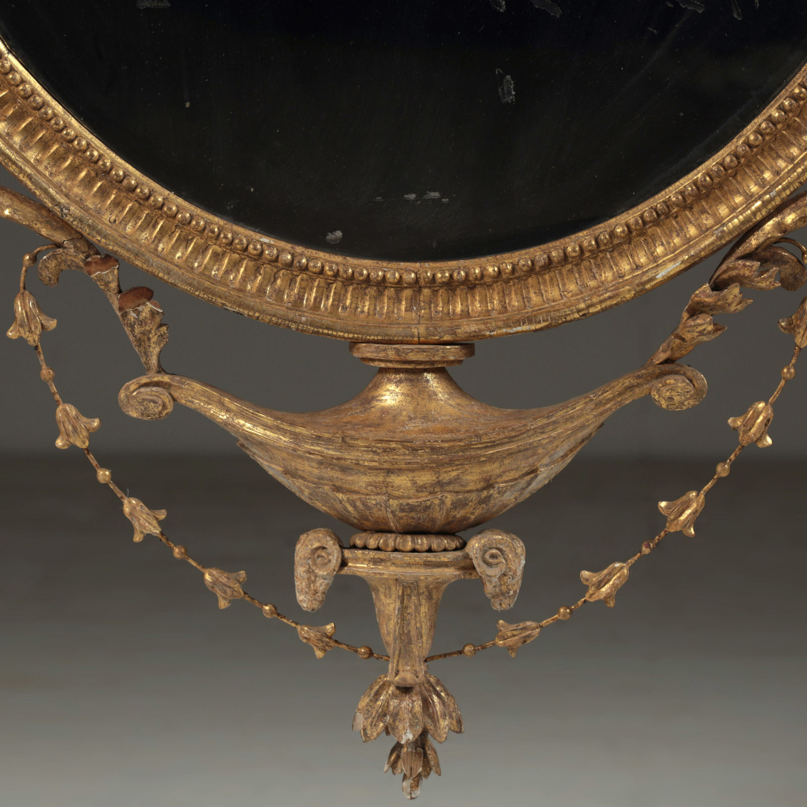 George III Oval Mirror , c.1775 (SOLD)
