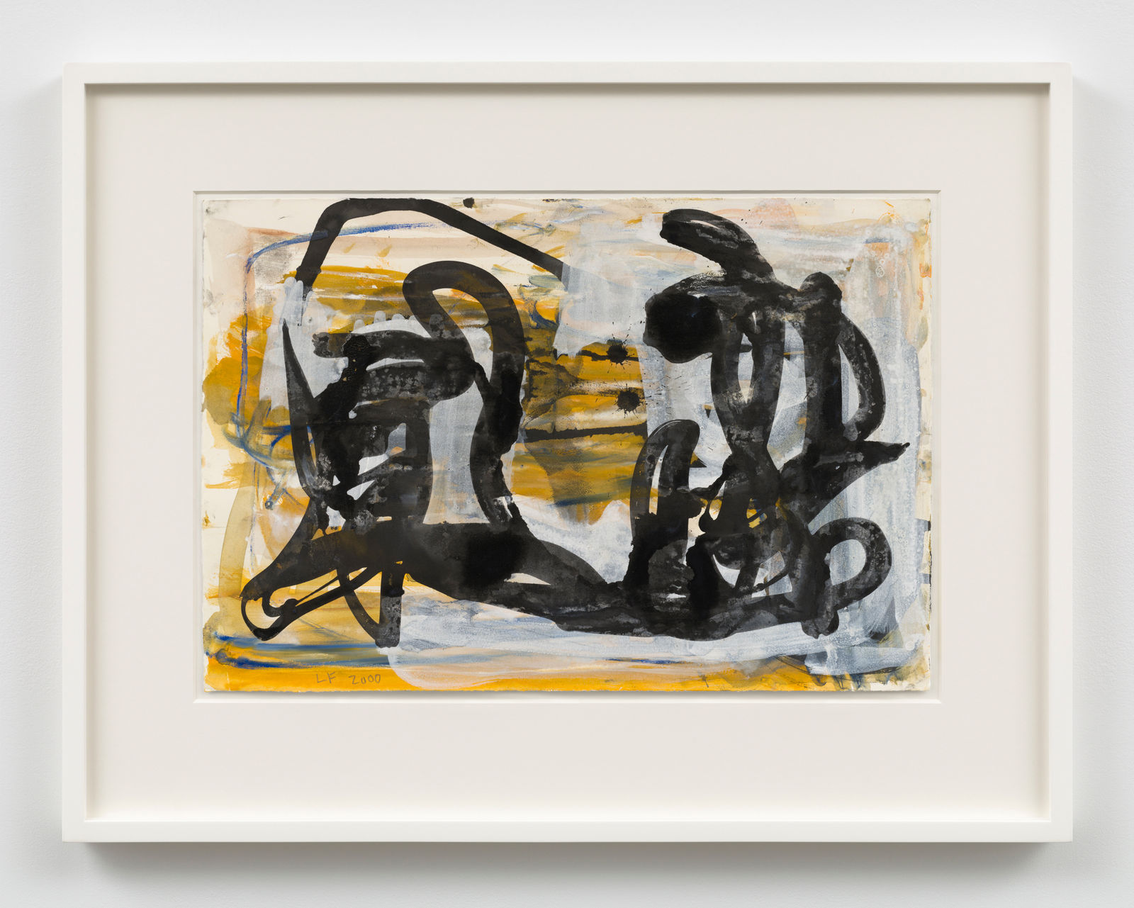 gestural abstract drawing