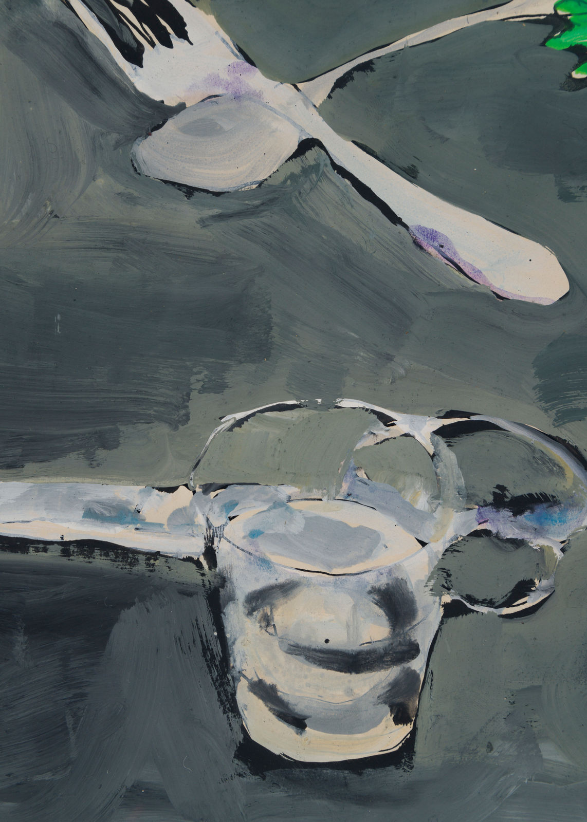 detail of still life drawing