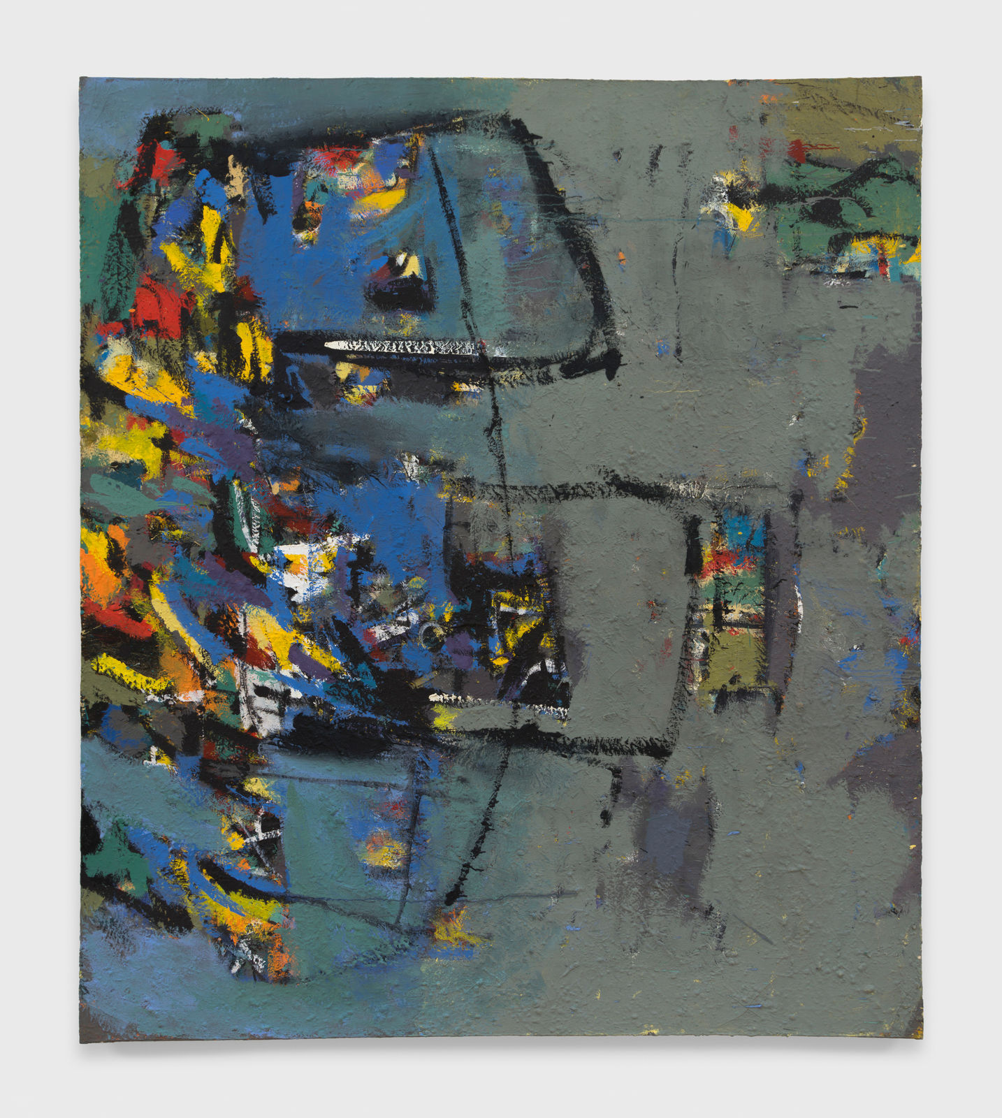 Gestural abstract painting