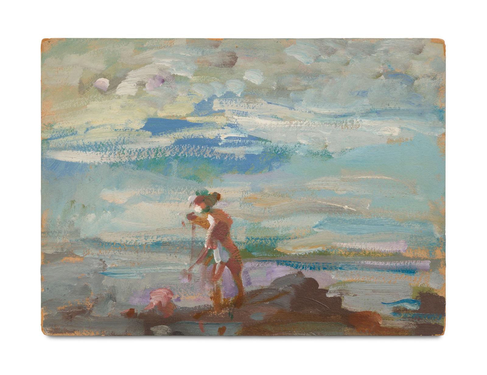 abstracted figurative painting