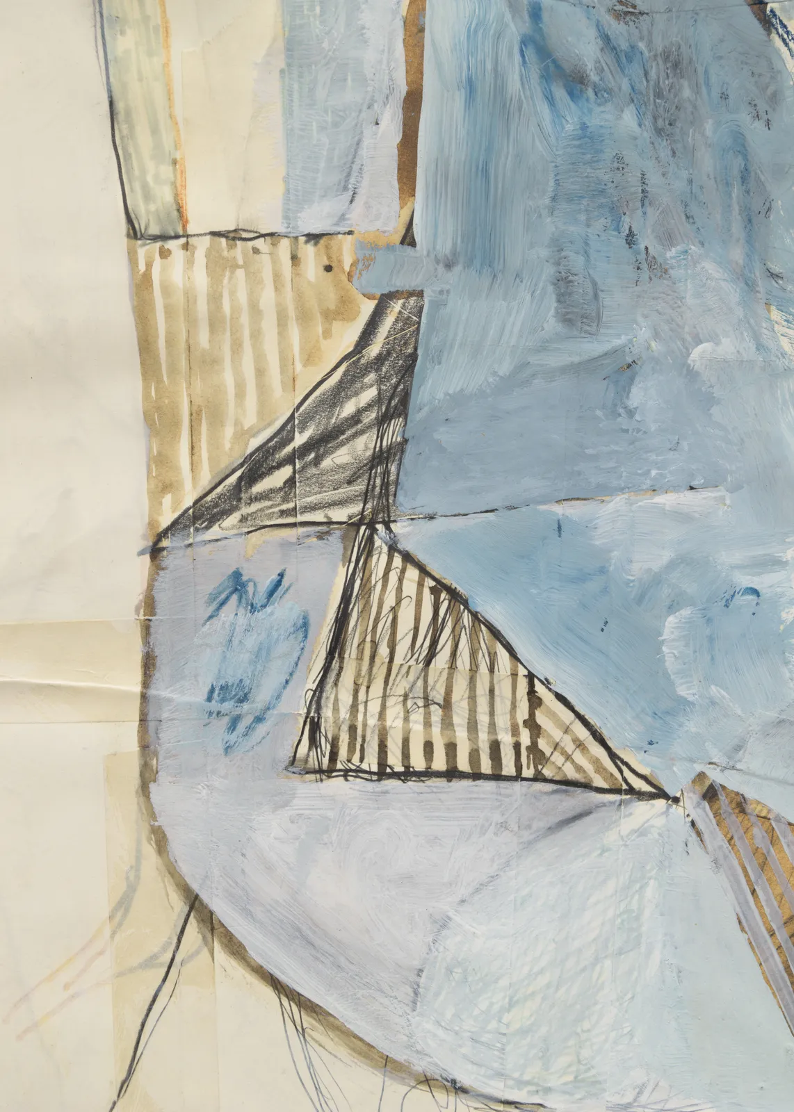 abstract work on paper