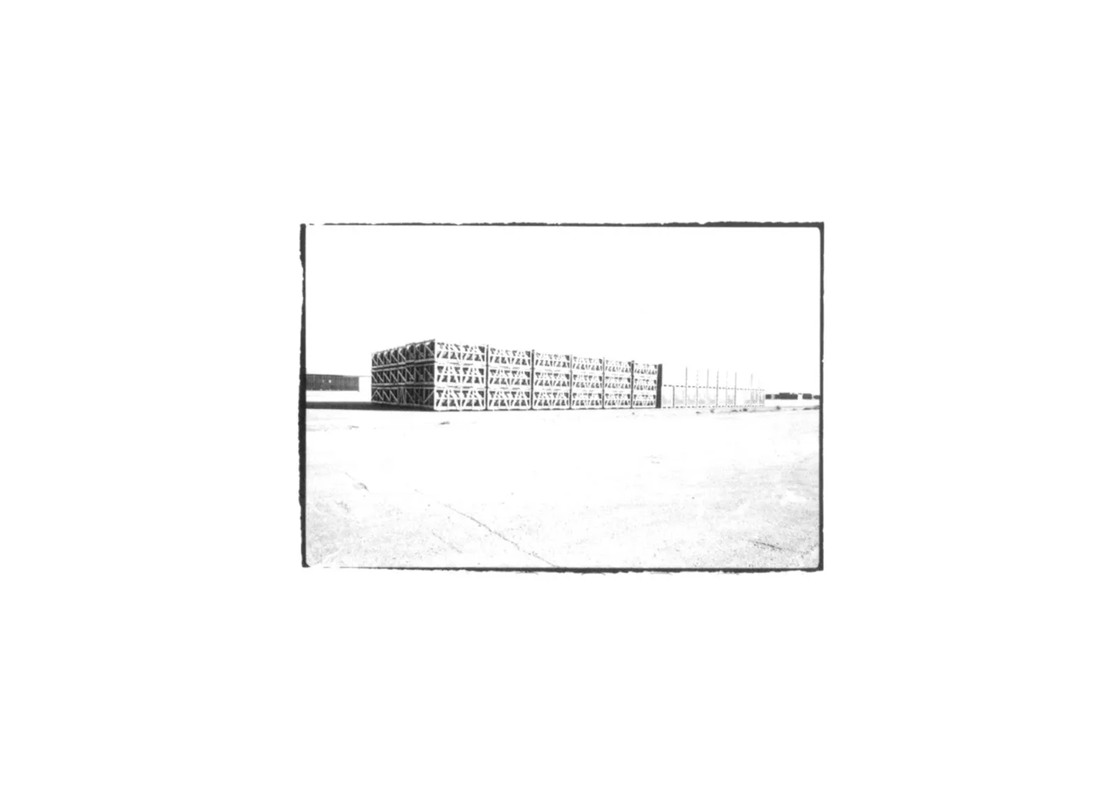 Judy Fiskin, Untitled, from the series Military Architecture, 1975