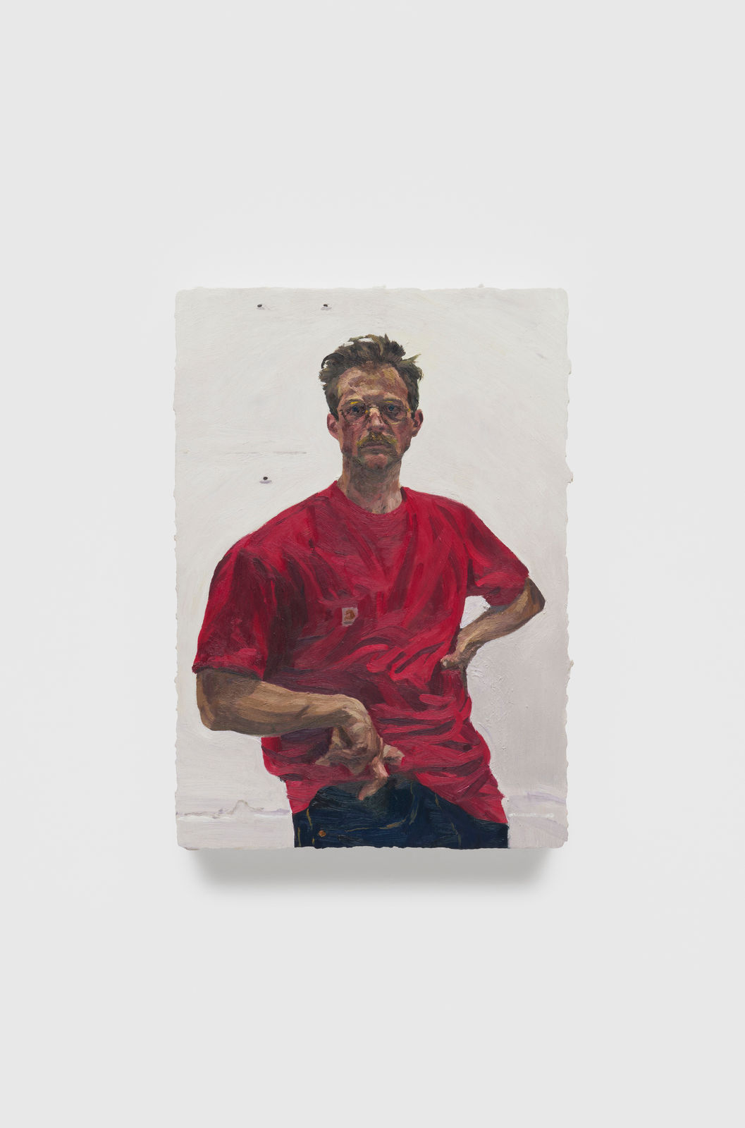 Samuel Guy, White, Red and Blue, 2023