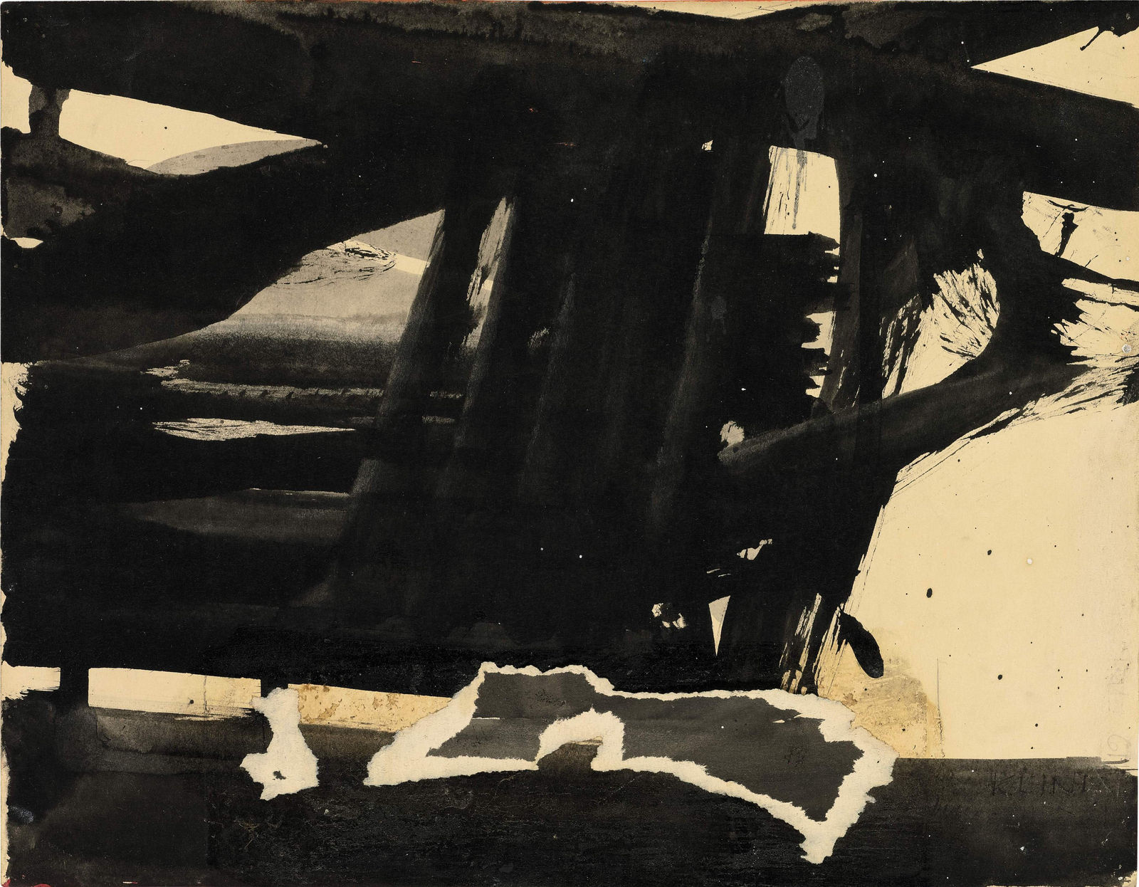 Franz Kline, Untitled (Study for Untitled), 1961