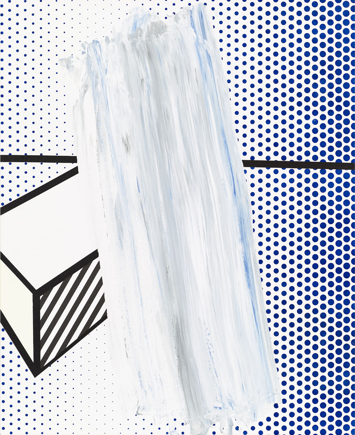 Roy Lichtenstein, Brushstroke Still Life VI , 1996