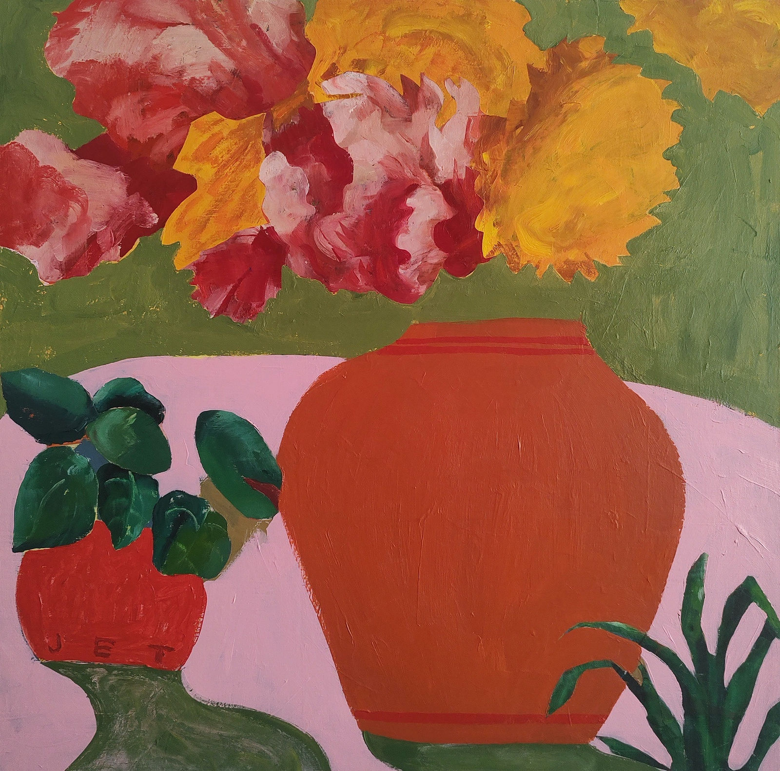 Jack Tierney, Still Life On A Pink Table, 2025