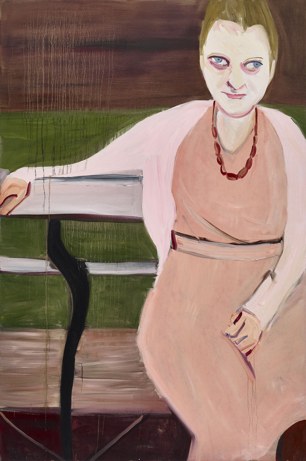 Chantal Joffe, Moll in Pink, 2017
