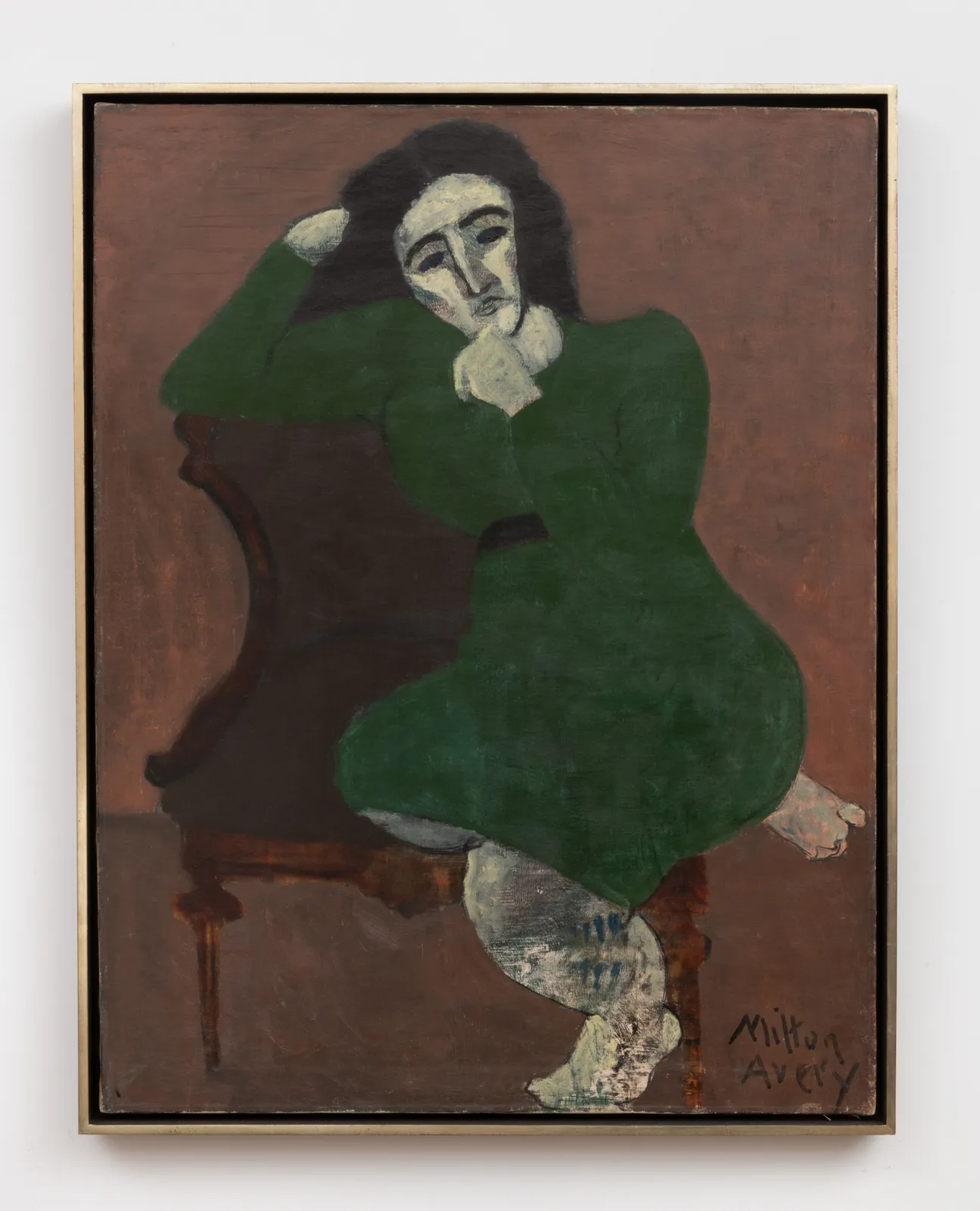 Milton Avery, Girl in Green, 1940