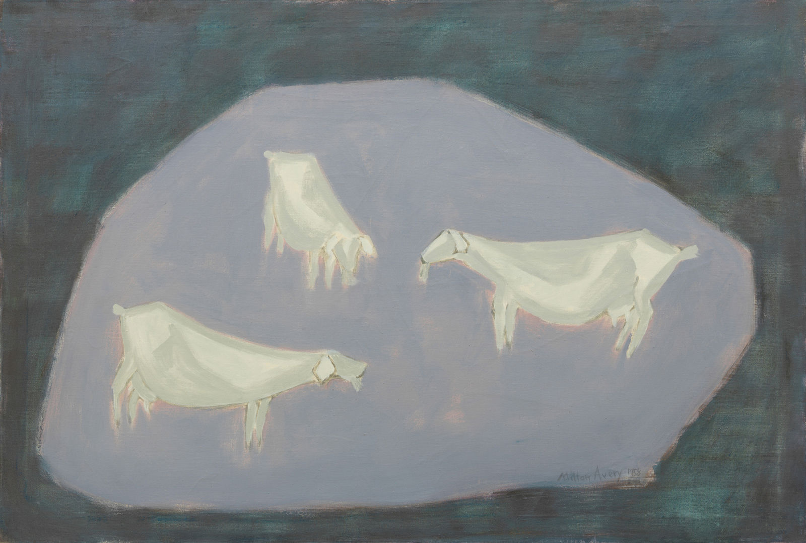 Milton Avery, Goat Island, 1958