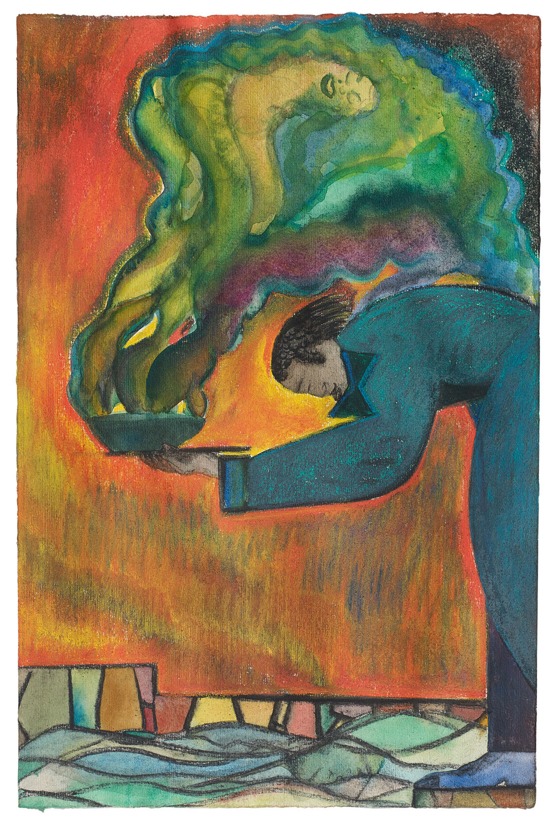 Chris Ofili, Poolside Magic 12, 2013