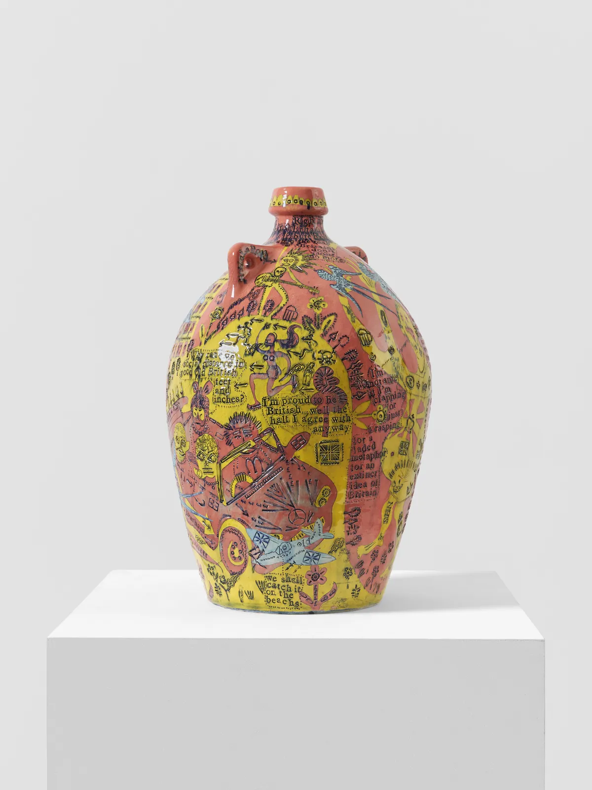 Grayson Perry, We Shall Catch it on the Beaches, 2020