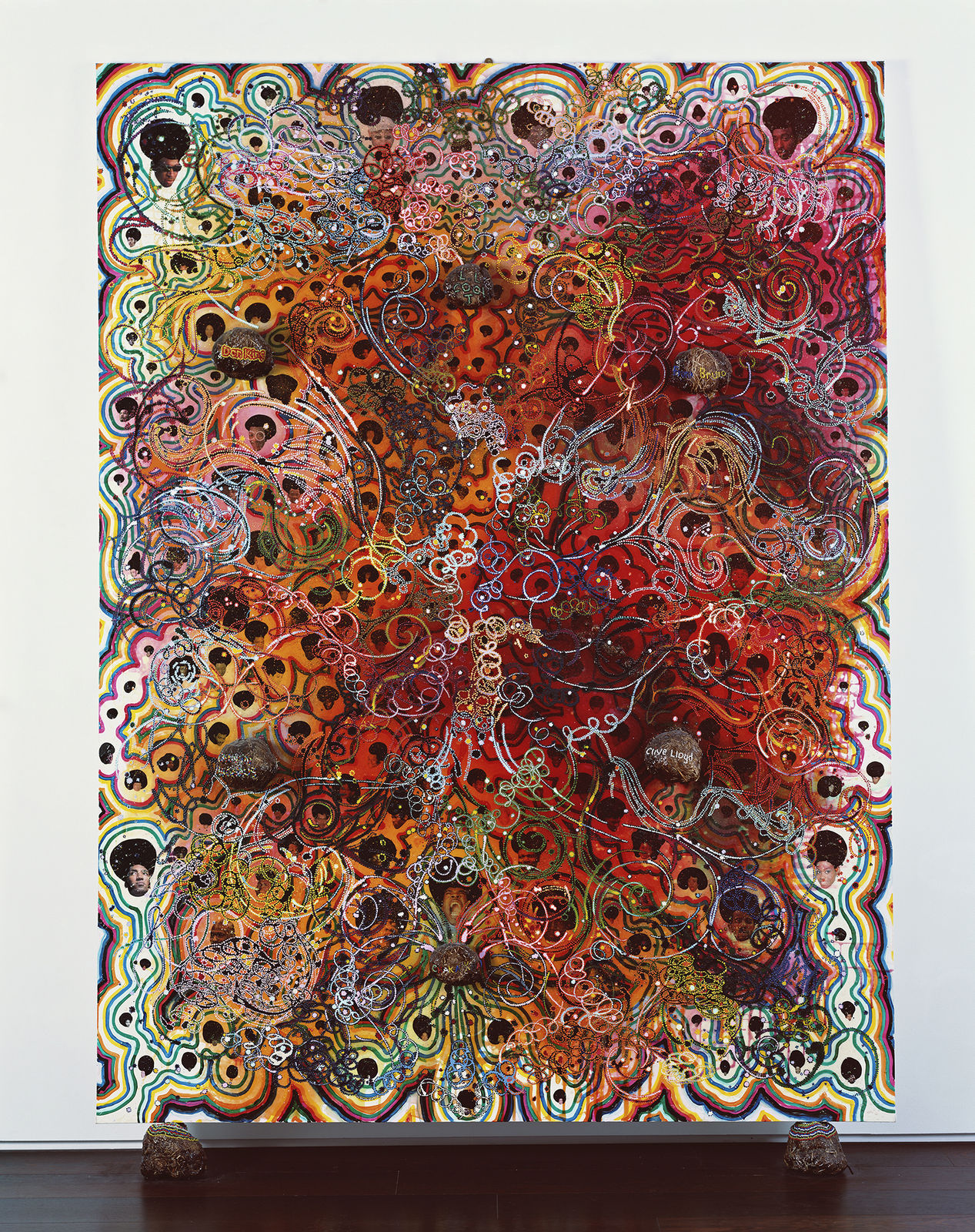 Chris Ofili, Afrodizzia (2nd version), 1996