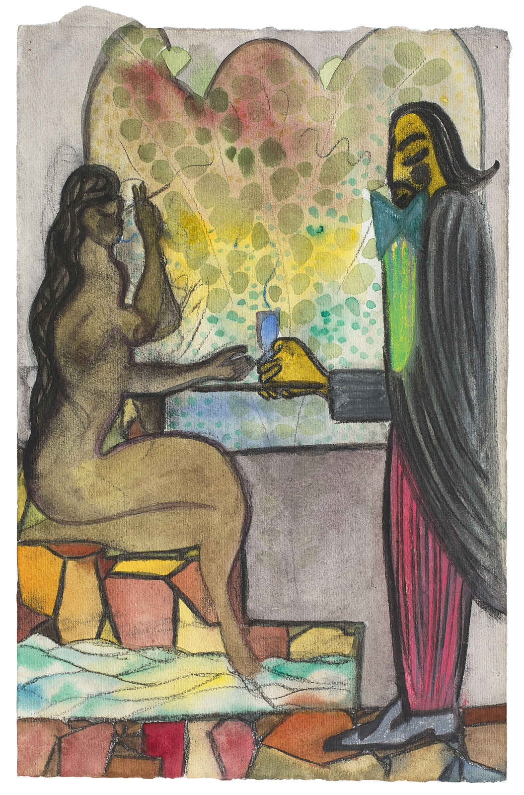 Chris Ofili, Poolside Magic 4, 2012