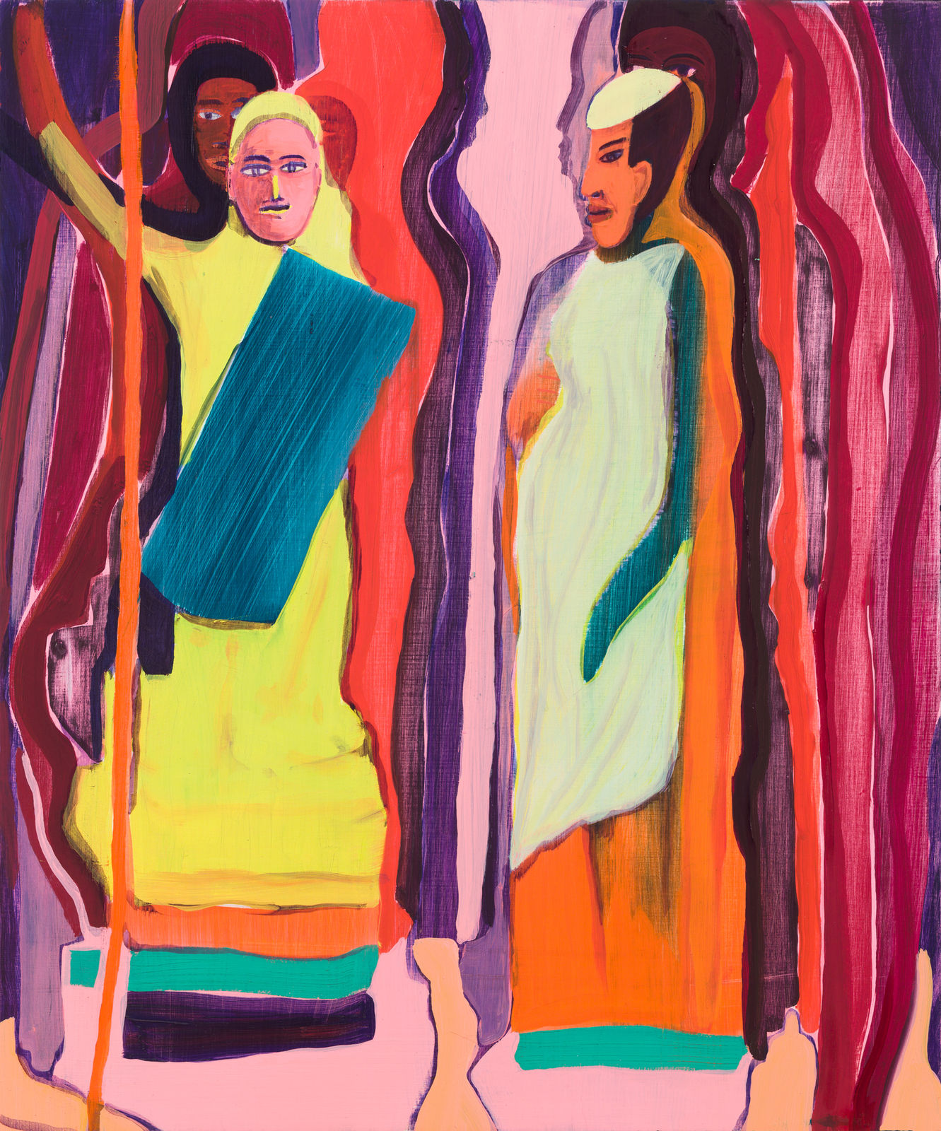 Jules de Balincourt, Mask Off, 2017