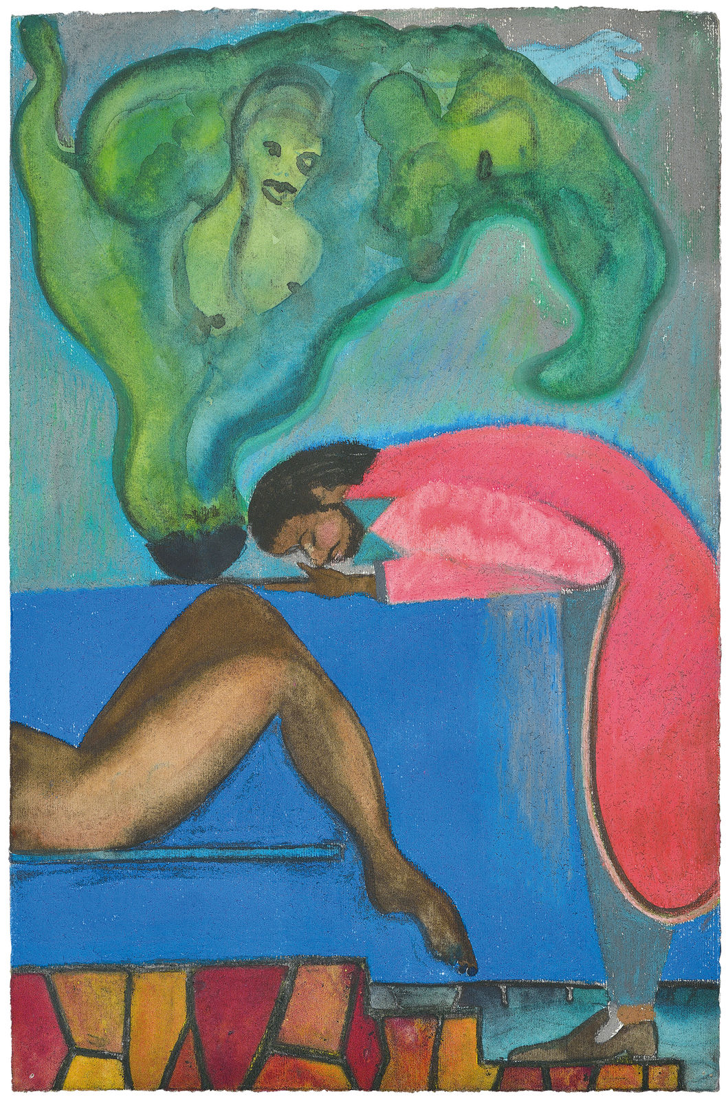 Chris Ofili, Poolside Magic 9, 2012