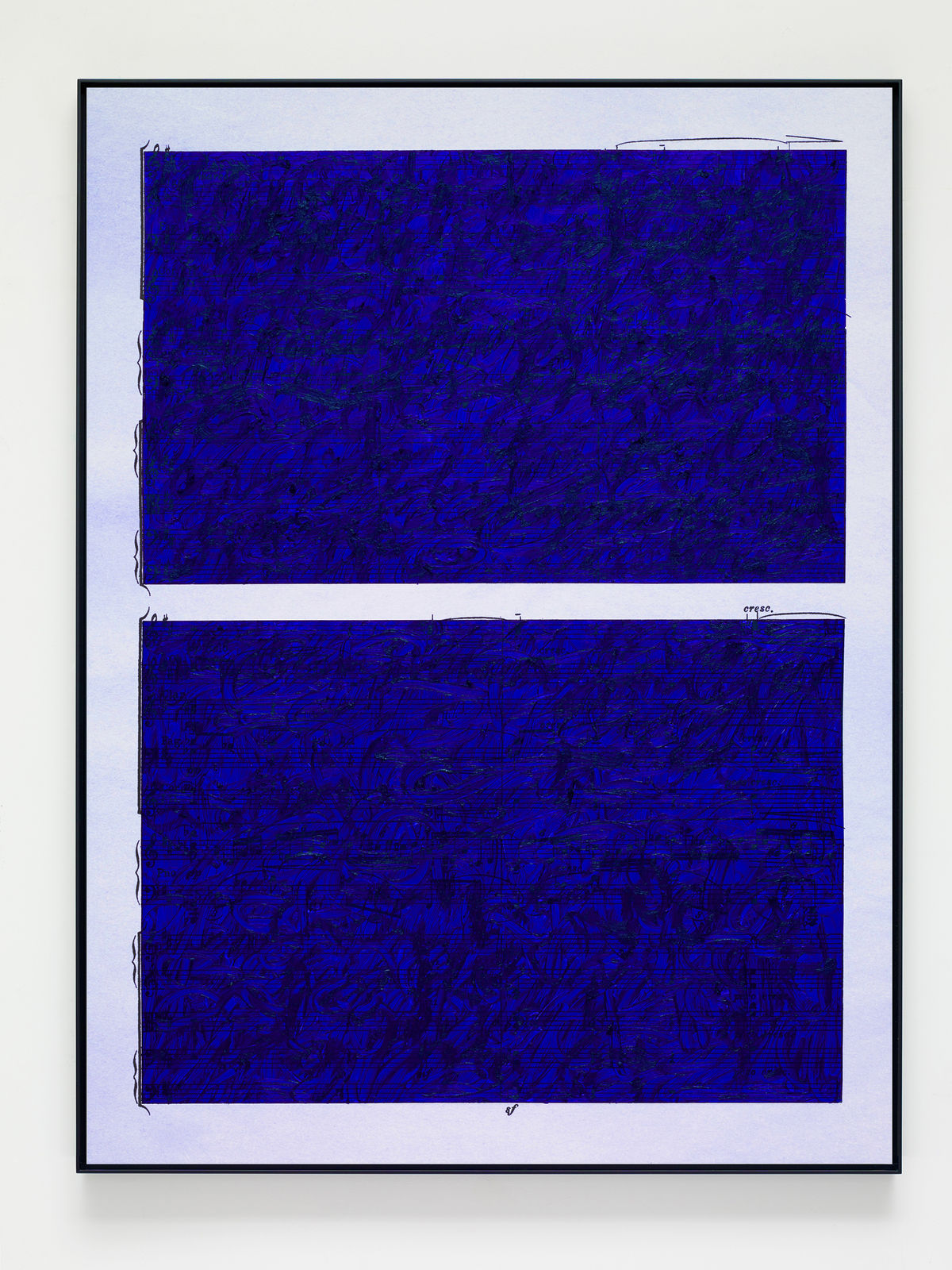 Idris Khan, Ultramarine Rhythms 3, 2019