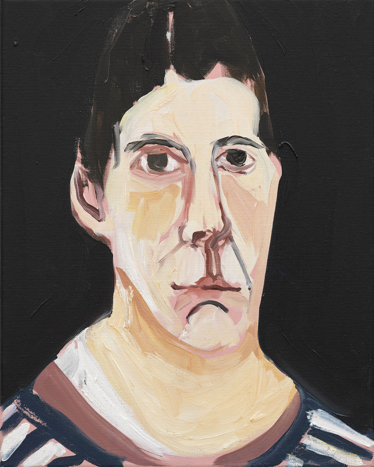 Chantal Joffe, Night Self-Portrait I, March, 2018