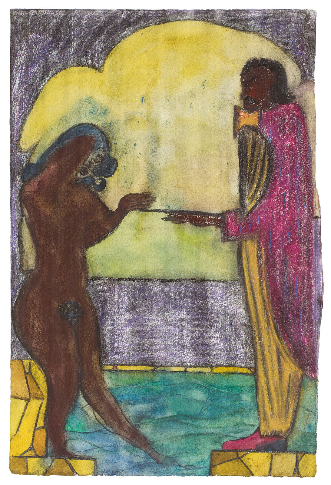 Chris Ofili, Poolside Magic 16, 2013