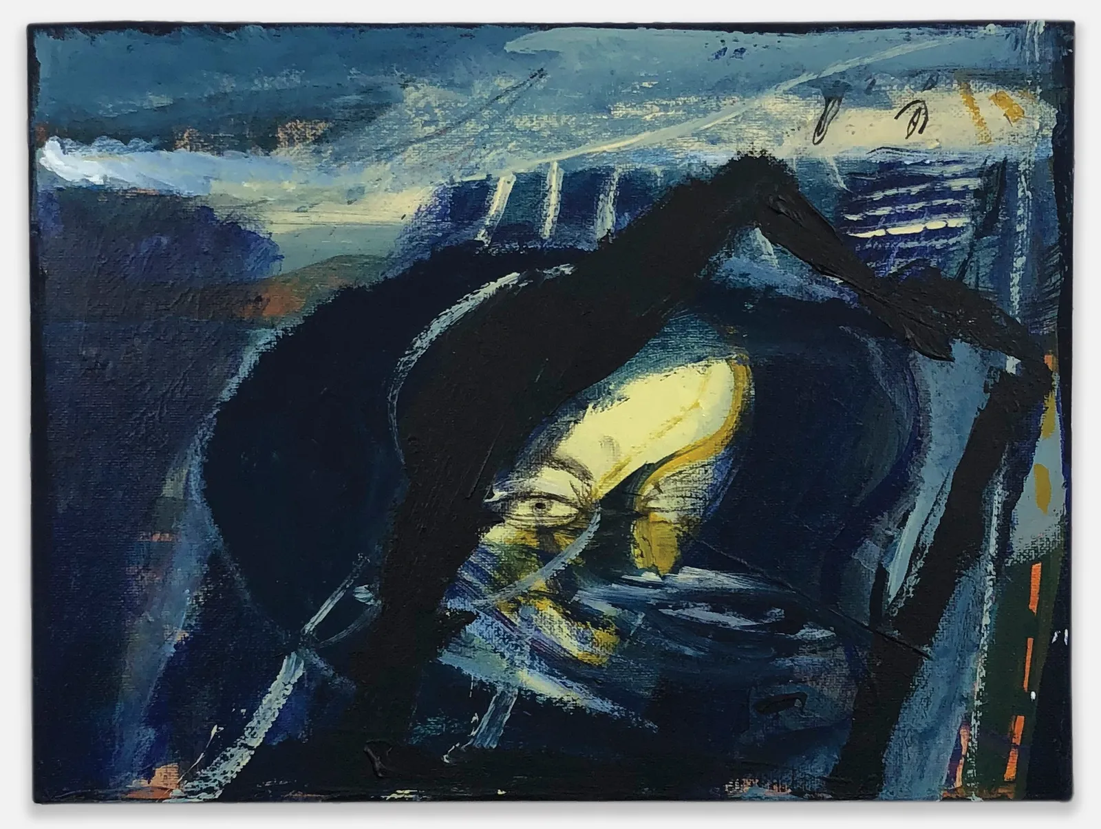 Samuel Bassett, Man in Cottage, 2022