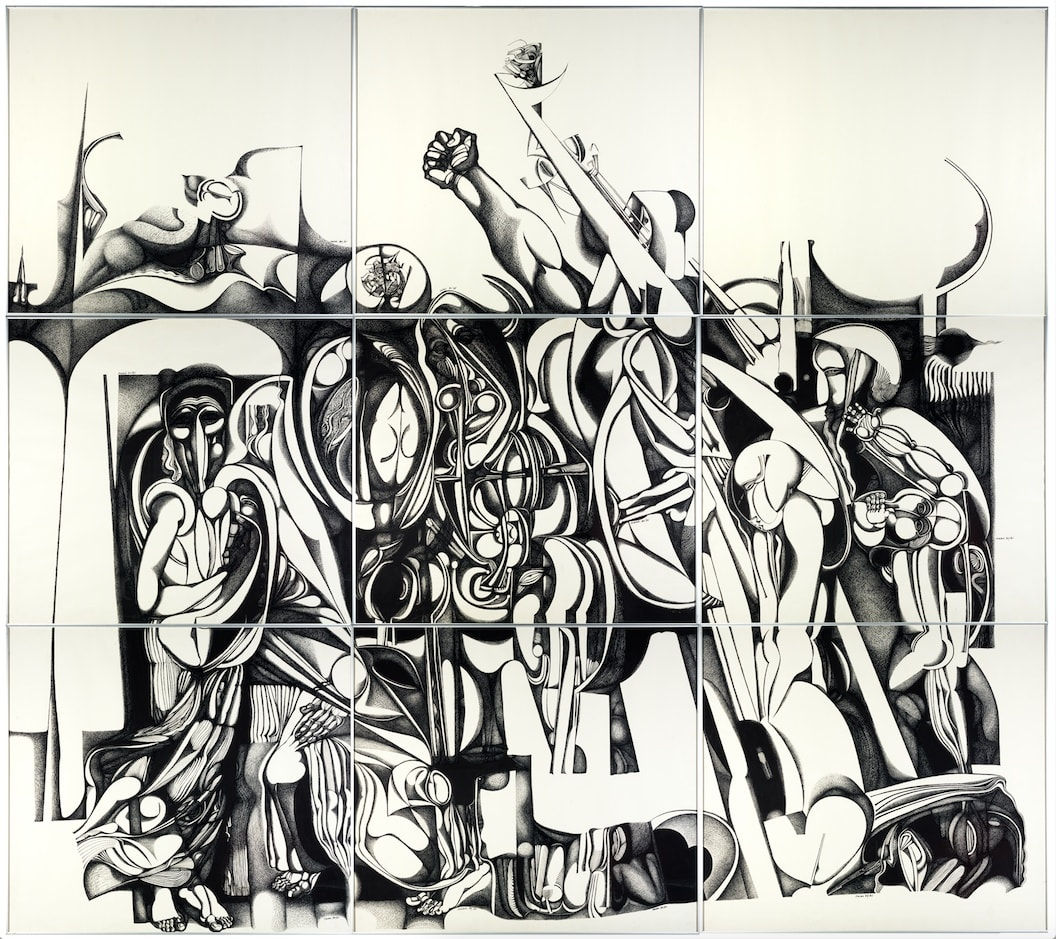 Ibrahim El-Salahi, The Inevitable | Collection Herbert F. Johnson Museum of Art, 1984-1985