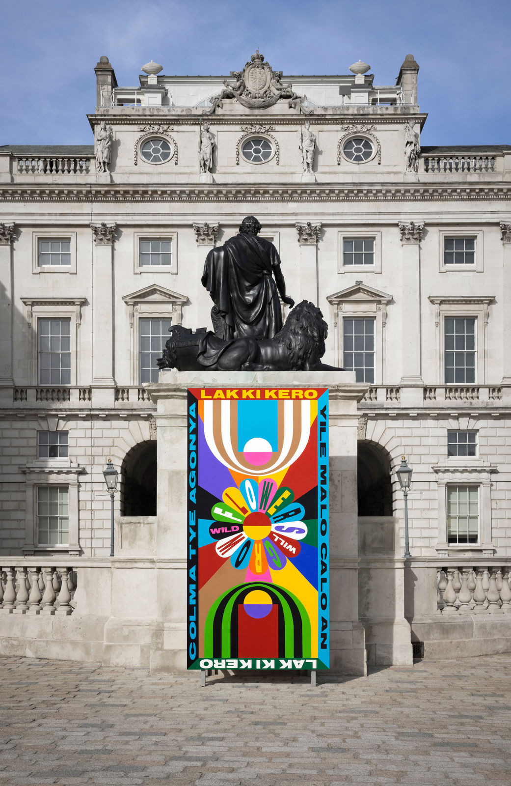 Lakwena Maciver, Aerial Basketball Painting; Move in Power, High Like Me, Black and Free, Wild Flowers will Grow (Acholi 2), 2021