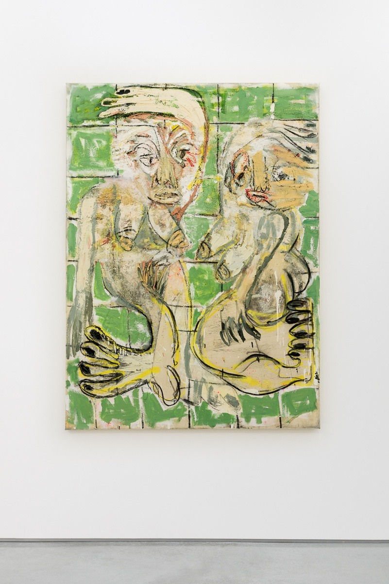 Daniel Crews-Chubb, Jigs and reels (green), 2015