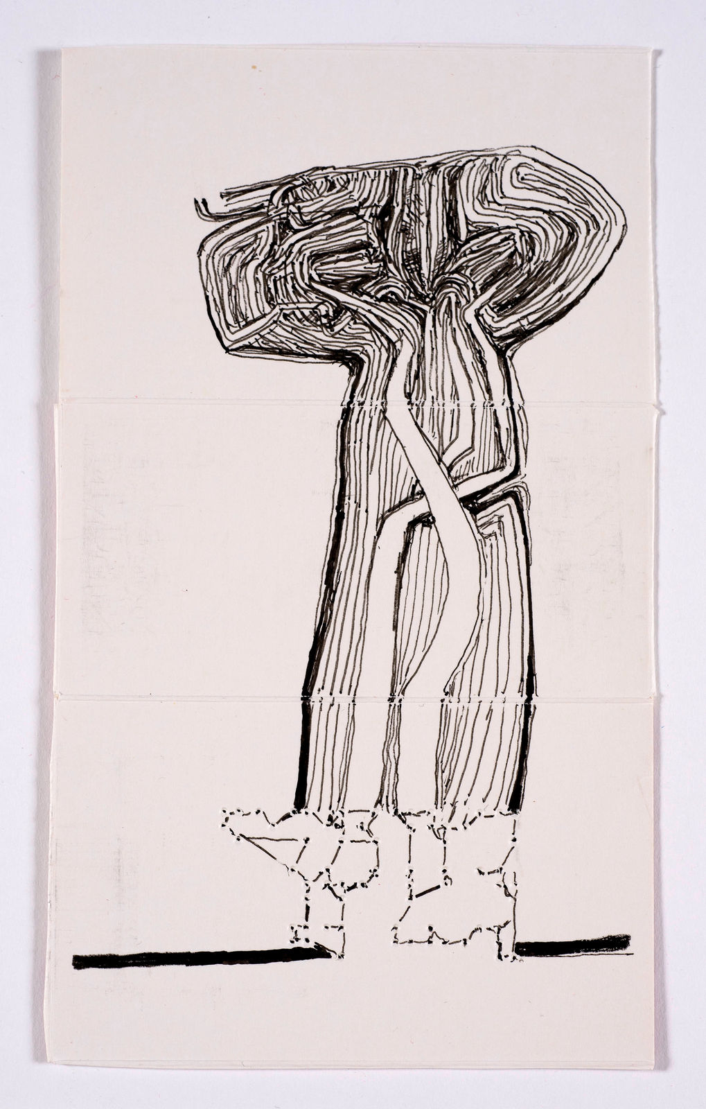 Ibrahim El-Salahi, Pain Relief Drawing, 2016-2018