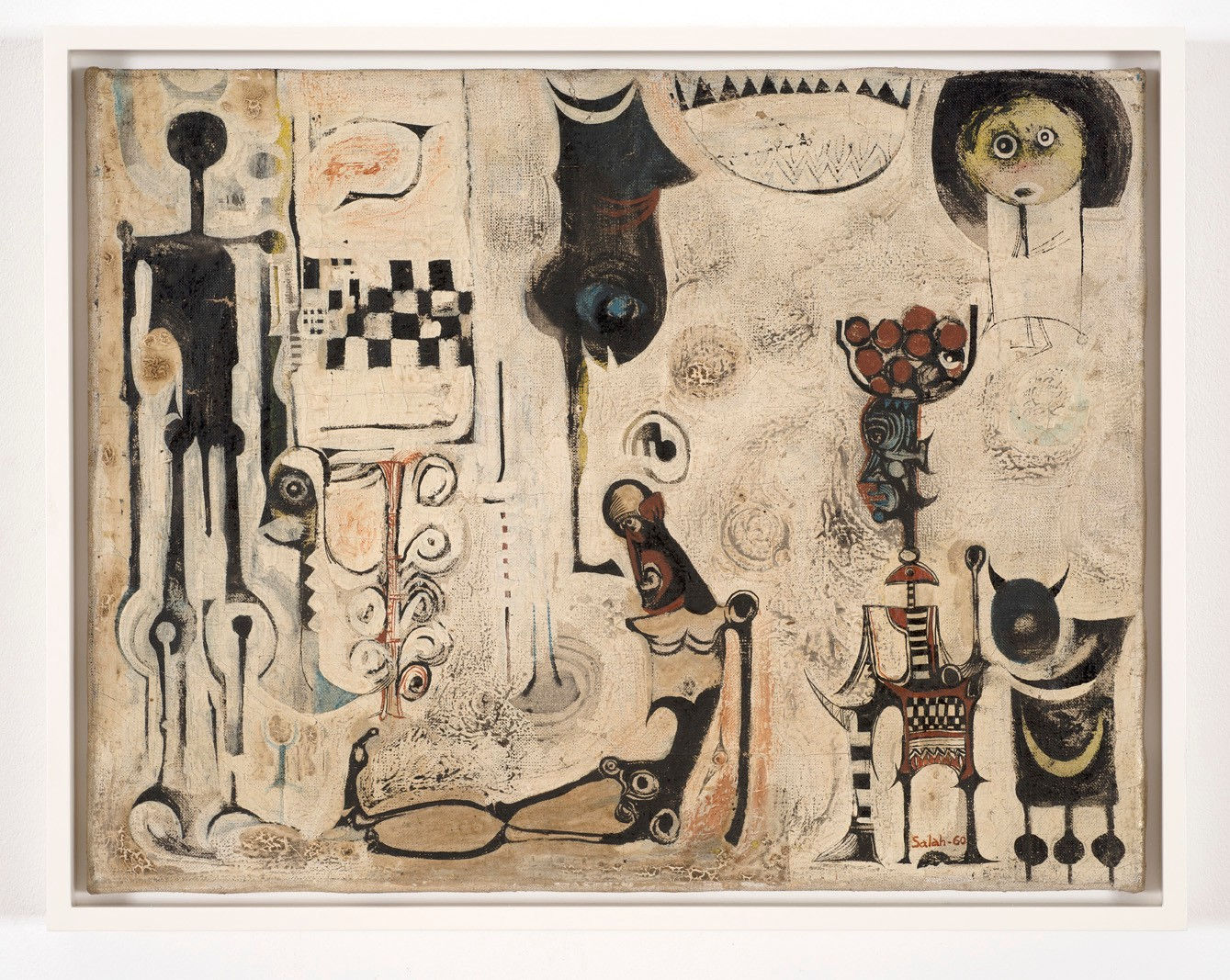 Ibrahim El-Salahi, Alphabet No.1 | Collection Princeton University Art Museum, 1960