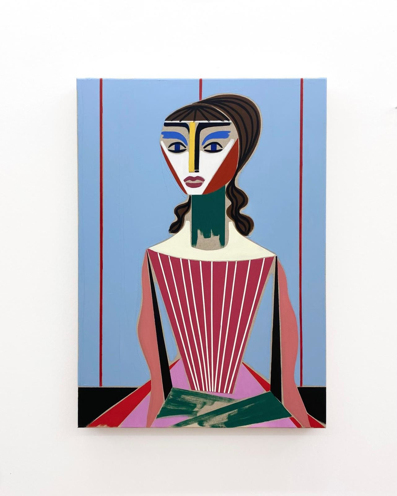 Henrik Godsk, Trapeze Artist with Pink Skirt, 2025