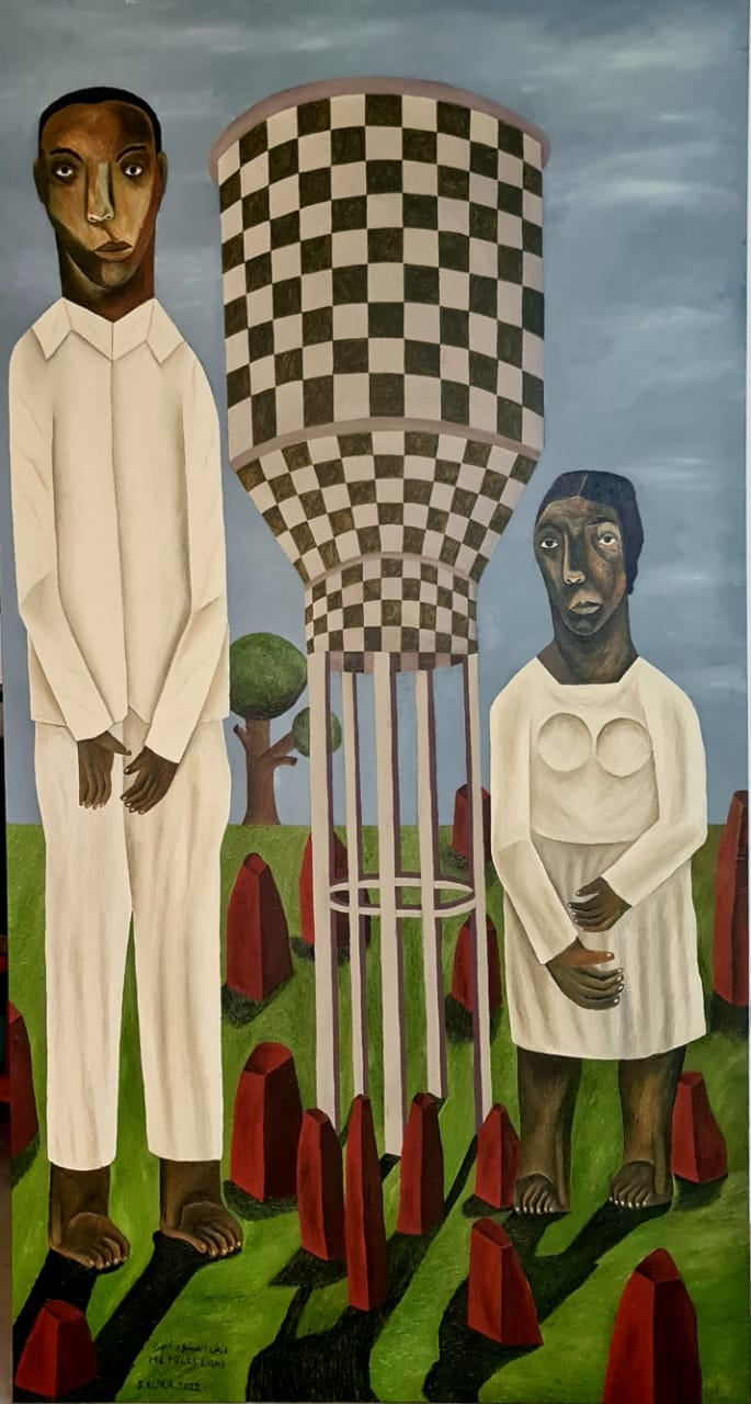 Salah Elmur, Red Rocks Land, 2022