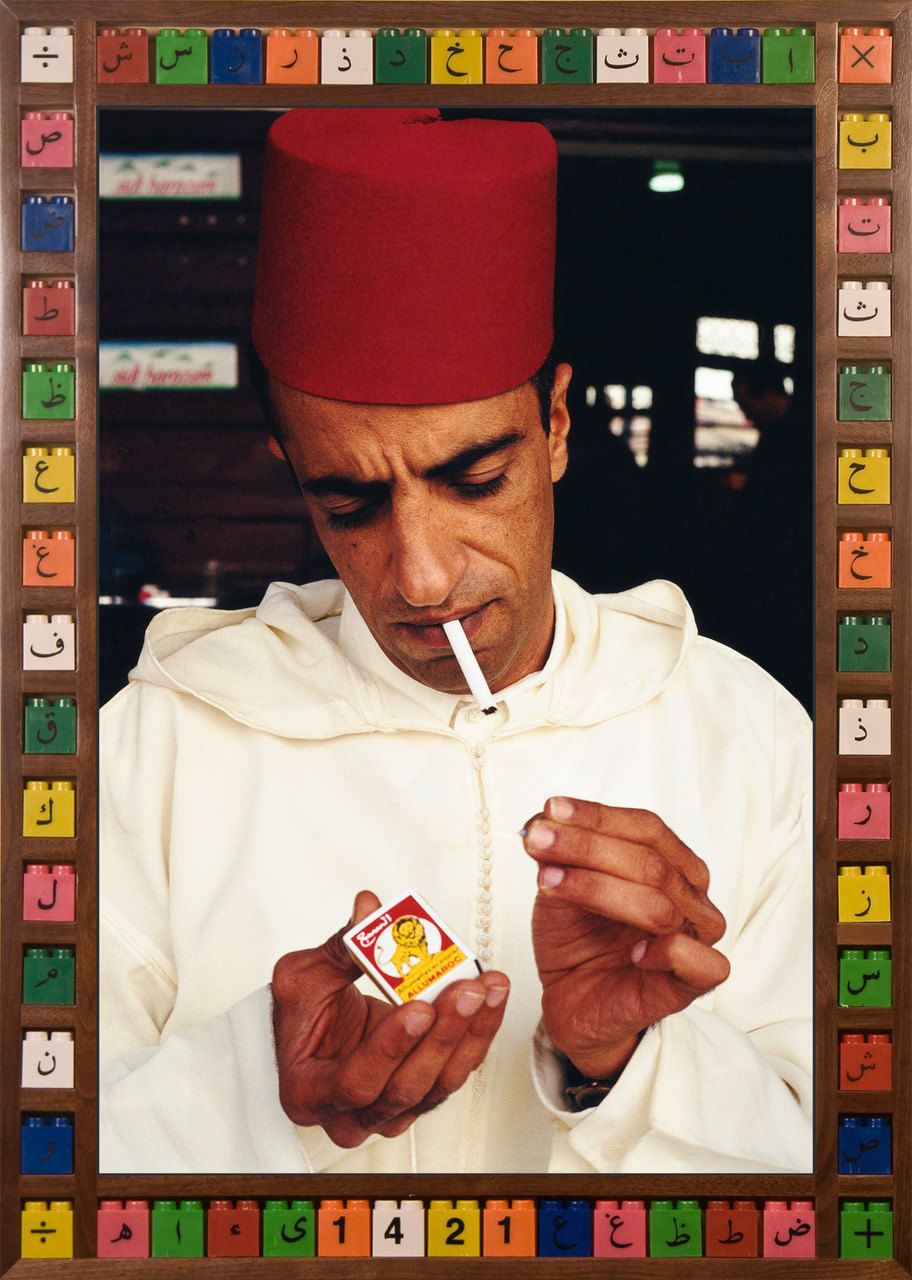 Hassan Hajjaj, Ahmed Lightin’ Up , 2000