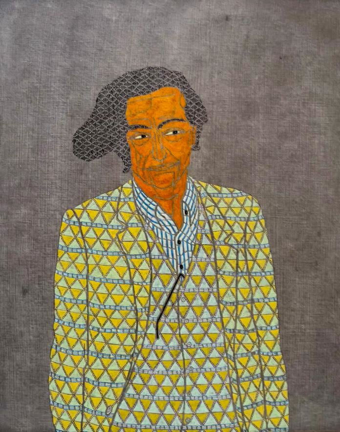 Stephen Chambers, Portrait of Wim Wenders, 2022