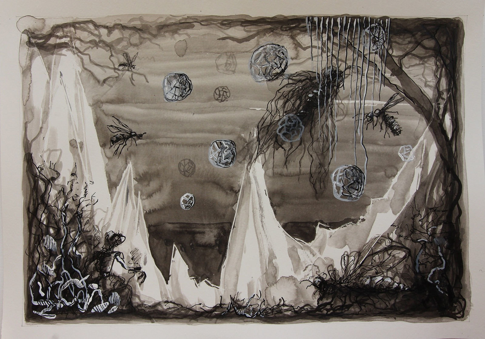 Paul Newman, Study for fear terrain X, 2024