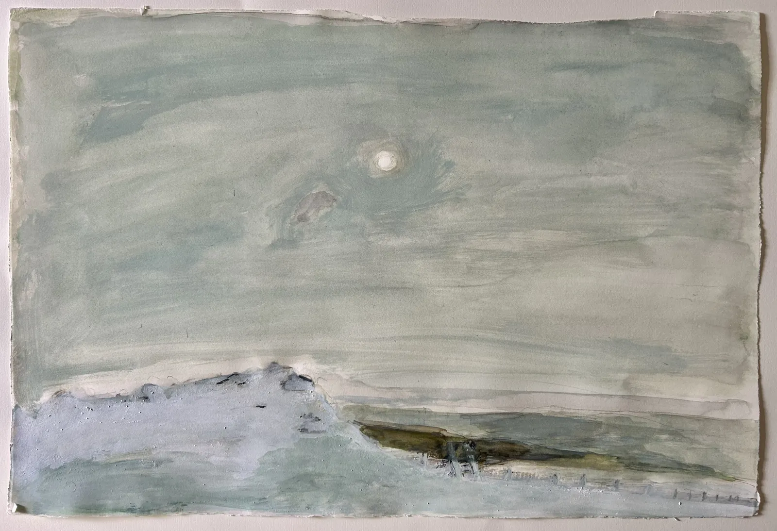 Oliver Dorrell, Tenth Morning -Summit of Plynlimon., 2025