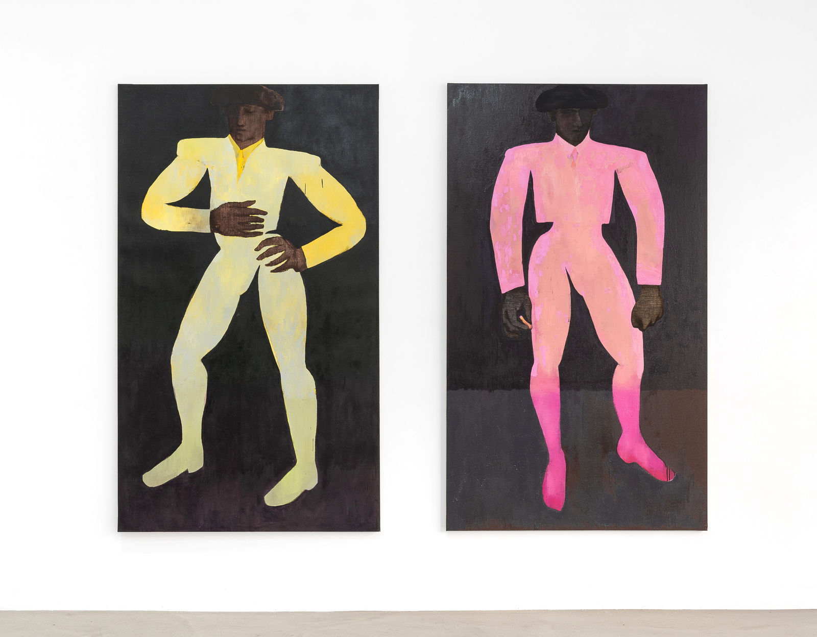 Alex Foxton, Duke (yellow) and Duke (pink), 2019