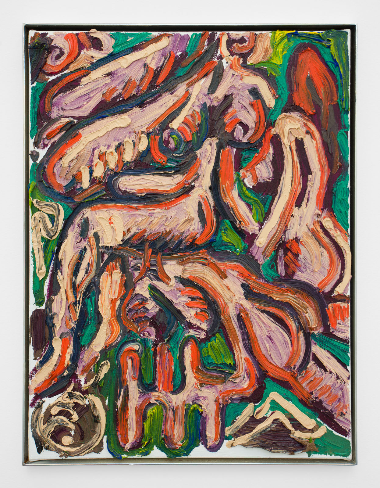 Alex Becerra, Figures in the Park, 2021