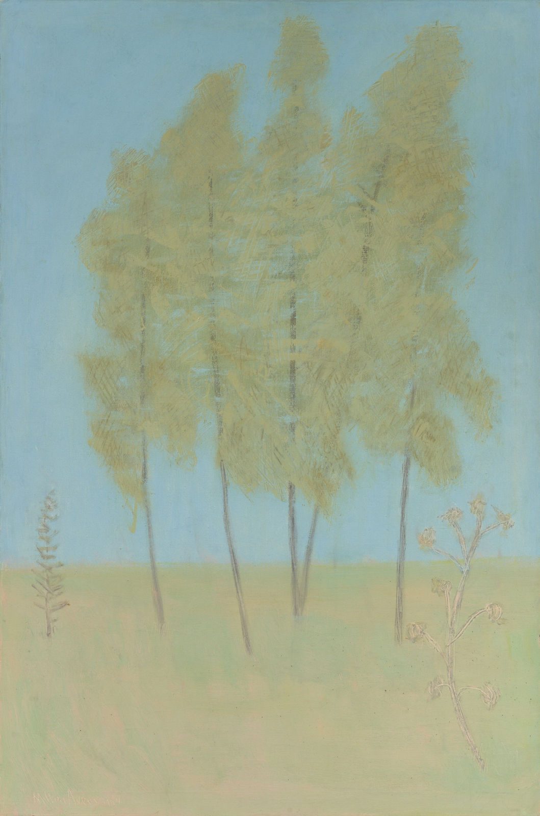Milton Avery, Quivering Trees, 1954