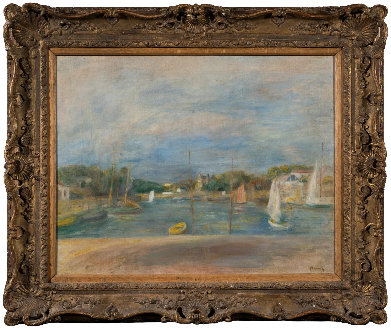 Pierre Auguste Renoir, La Seine à Port Marly – Voiliers, c. 1890