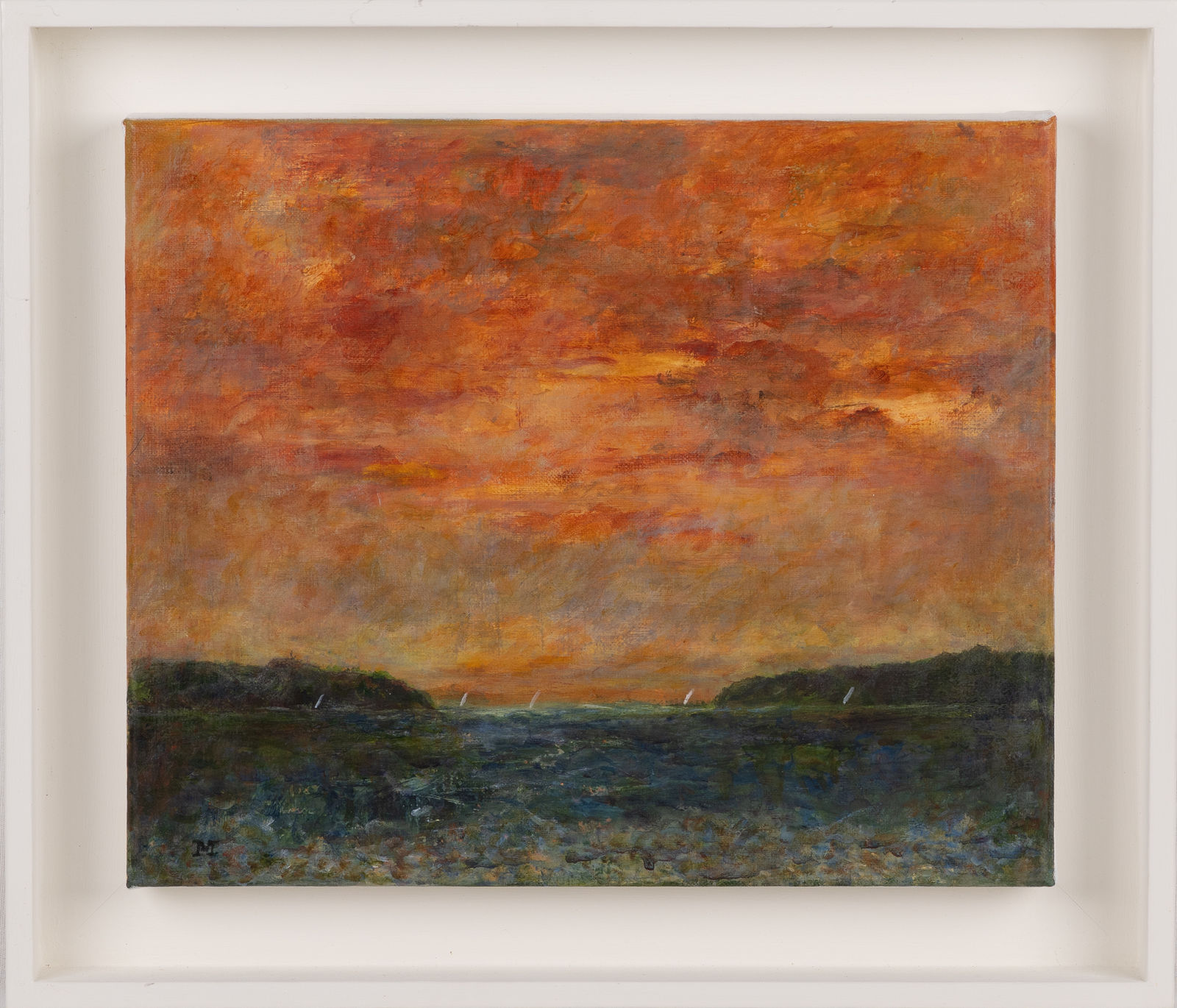 Debbie Morris, Autumn Skies Over South Cornwall, 2025