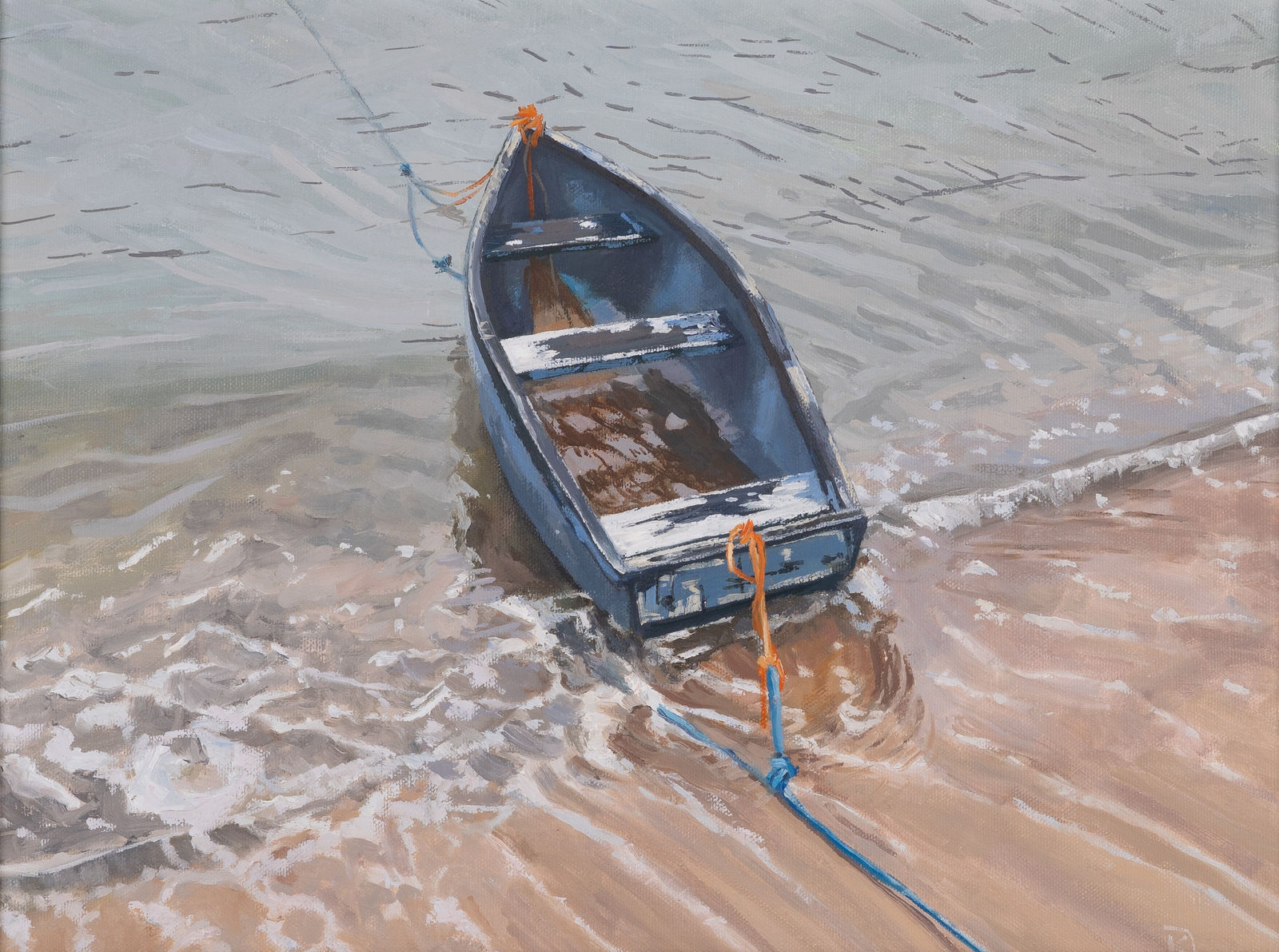 Lesley Dabson, The Blue Boat, 2017